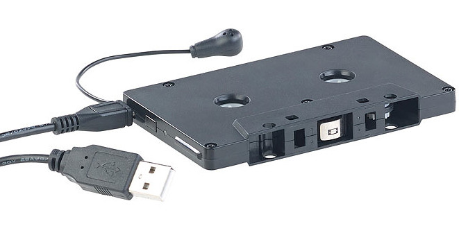 Adaptateur audio de véhicule pour lecteur de cassette - Bluetooth