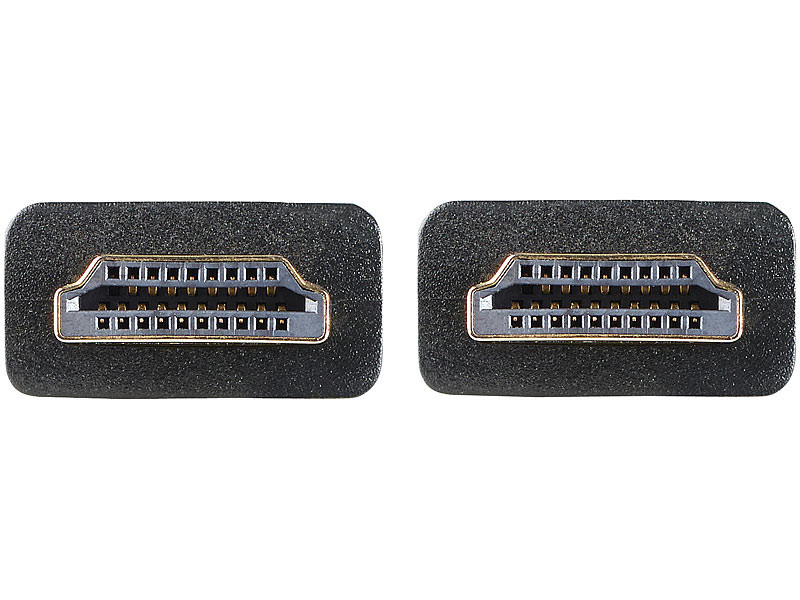 Câble HDMI compatible 4K noir 3 m, Câbles HDMI