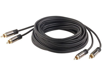 Câble stéréo Premium Cinch / Cinch mâle - 5 m