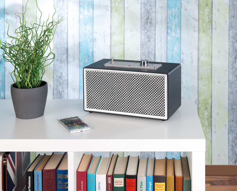 Enceinte Bluetooth 4.0 avec stroboscope RVB intrégré Auvisio, Enceintes  Bluetooth