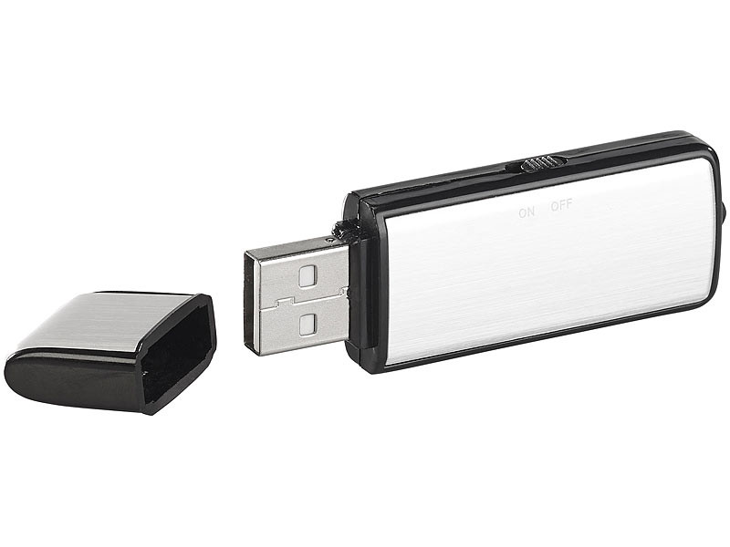 Enregistreur Vocal, Mini Enregistreur À Activation Vocale De 8 Go Clé Usb 2.0 Capacité D