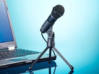 Microphone avec support trépied pour PC et Mac – Image 3