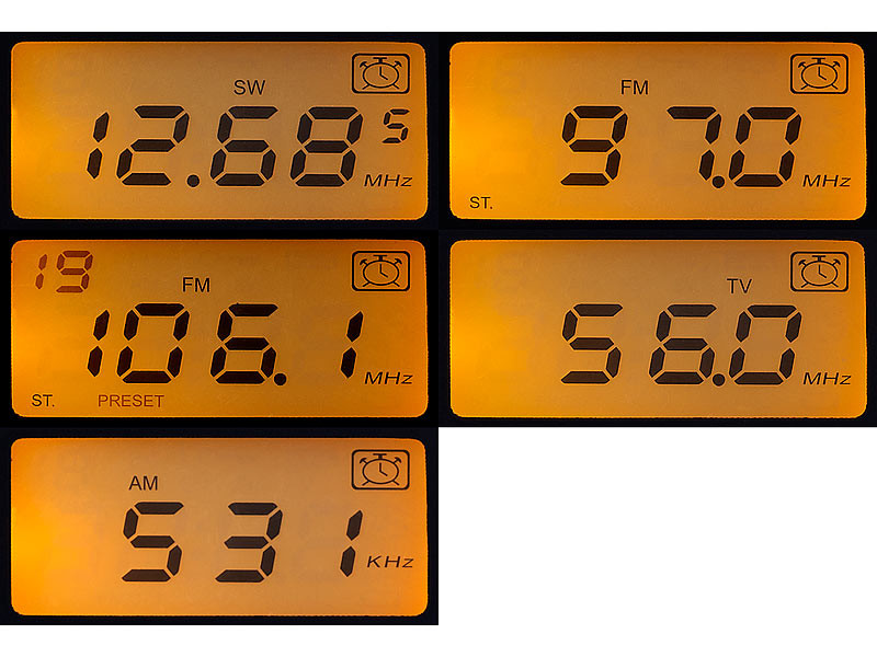 Mini récepteur radio mondial 12 bandes TAR-612