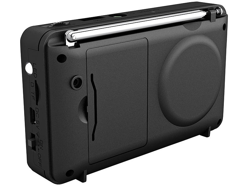 Radio Yokuli Récepteur de radio numérique portable am fm sw , support de  carte usb tf, lecteur mp3, haut-parleur avec batterie rechargeable