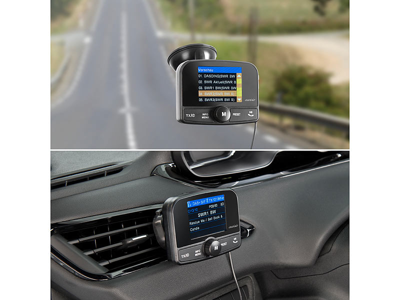 Récepteur Radio DAB + Bluetooth pour Voiture, Lecteur MP3, Radio FM, Signal  Numérique, Radios de Diffusion Uniquement pour l'Europe et l'Australie