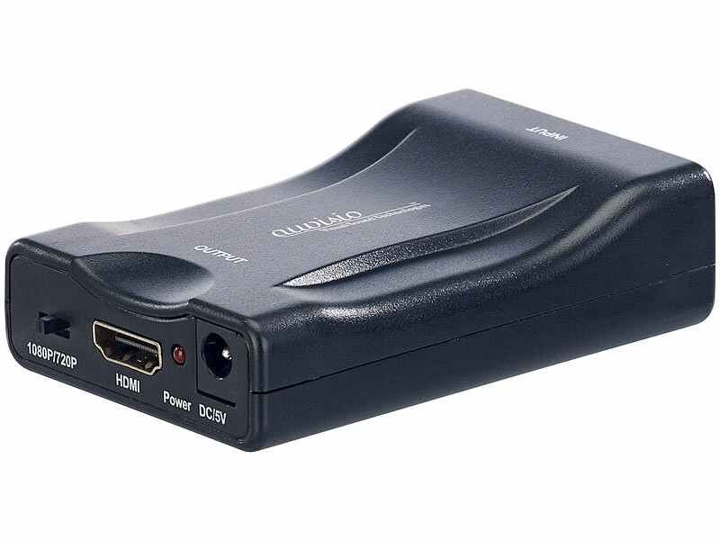 Péritel vers HDMI Adaptateur,1080p HD Convertisseur Scart vers