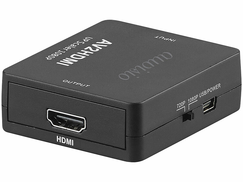 Adaptateur AV-Cinch vers HDMI