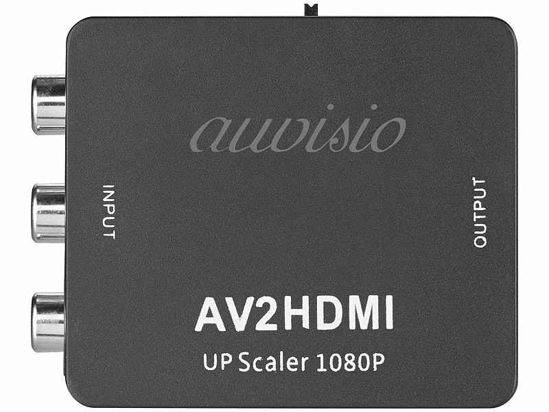 Adaptateur AV-Cinch vers HDMI, Transmission & Conversion AV