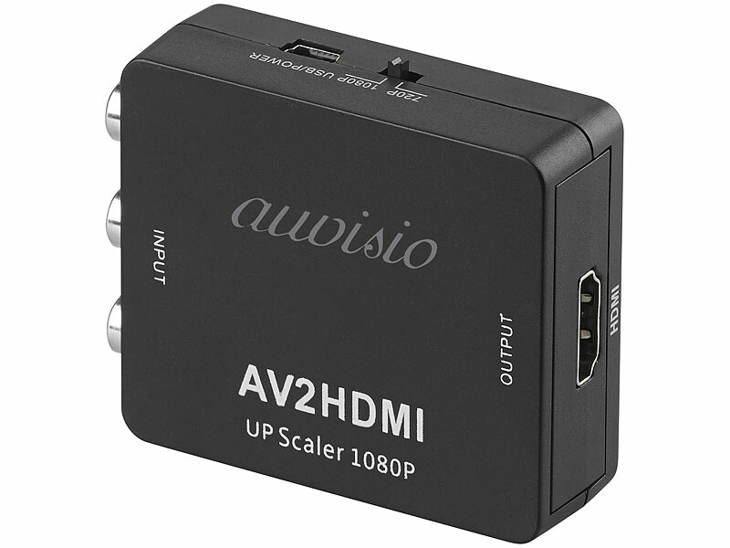 Adaptateur AV-Cinch vers HDMI
