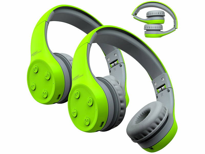 2 casques pour enfant bluetooth 5.0 avec limiteur de volume OHS-240