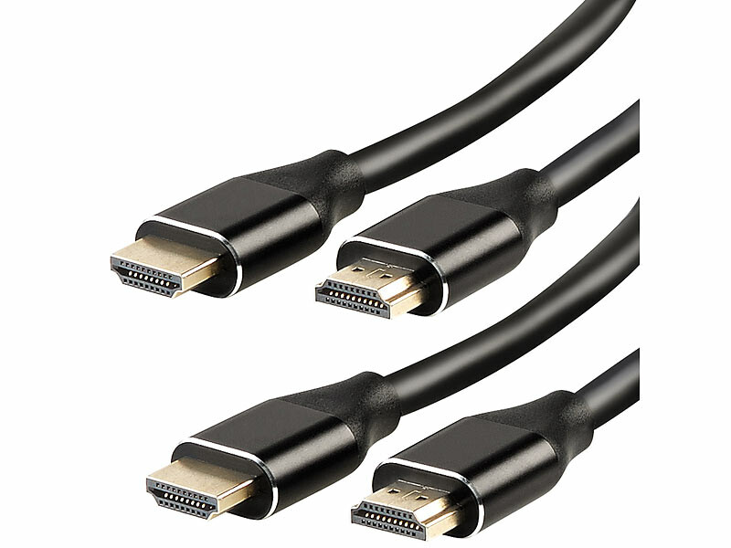 2 câbles HDMI High-Speed 2.1 jusqu'à 8K – 2 m