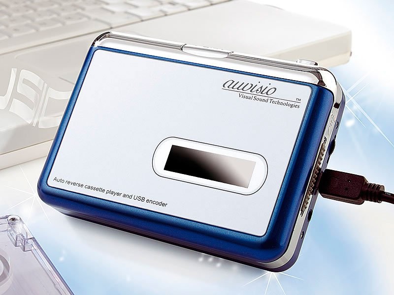 Vidéo Baladeur encodeur K7 USB ''Tape2PC Blue Edition'' Auvisio ]: démo et tuto
