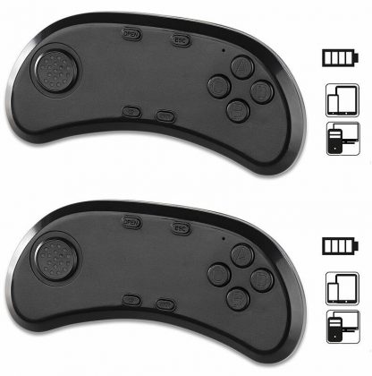 2 manettes de jeu bluetooth et contrôleur audio