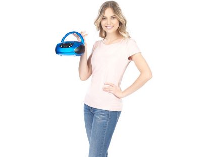 Mini chaine lecteur CD portable stéréo avec radio et écran LED (Reconditionné) – Image 4