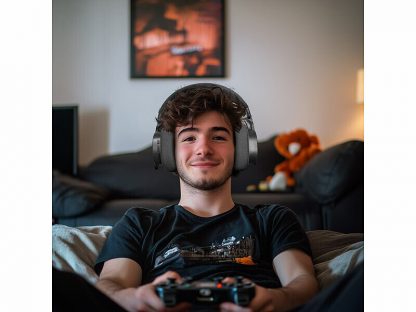 Casque gaming pliable avec fonction bluetooth et RF (Reconditionné) – Image 5