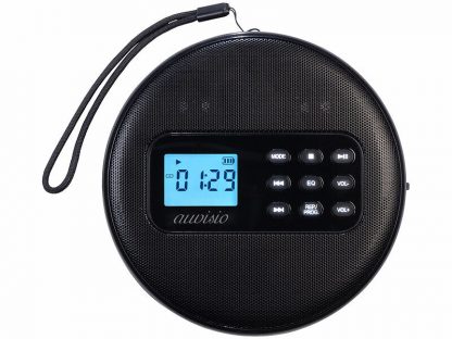 Lecteur CD portable rechargeable avec fonction bluetooth et haut-parleurs – Image 3
