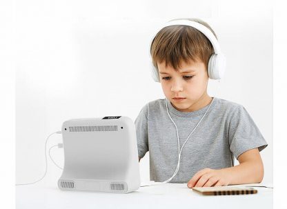 Lecteur CD portable rechargeable avec fonction bluetooth et haut-parleurs – Image 3