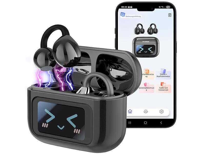 Ecouteurs bluetooth 5.4 avec traducteur IA instantané 115 langues