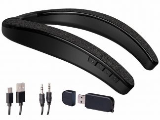 Enceinte tour de cou KH-535 avec fonction bluetooth et transmetteur audio