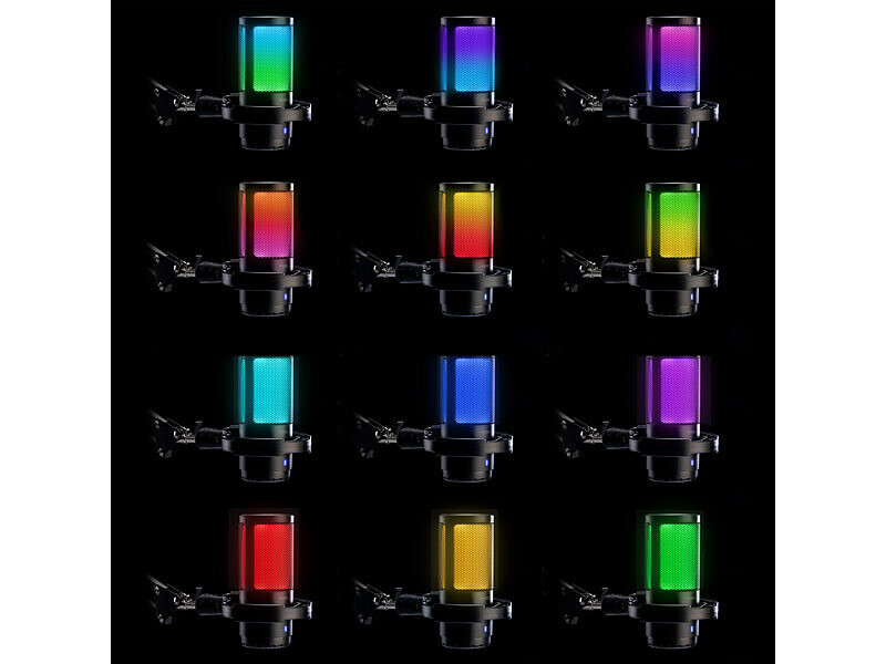 Microphone à condensateur gaming USB RVB avec bras articulé – Image 4