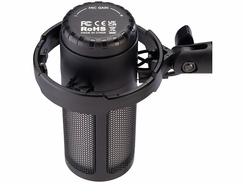 Microphone à condensateur gaming USB RVB avec bras articulé – Image 8