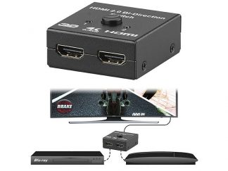 Switch et répartiteur avec 2 ports HDMI 2.0 (Reconditionné)