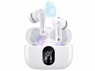Écouteurs intra-auriculaires sans fil IHS-480.bt avec réduction active de bruit - blanc (Reco.)