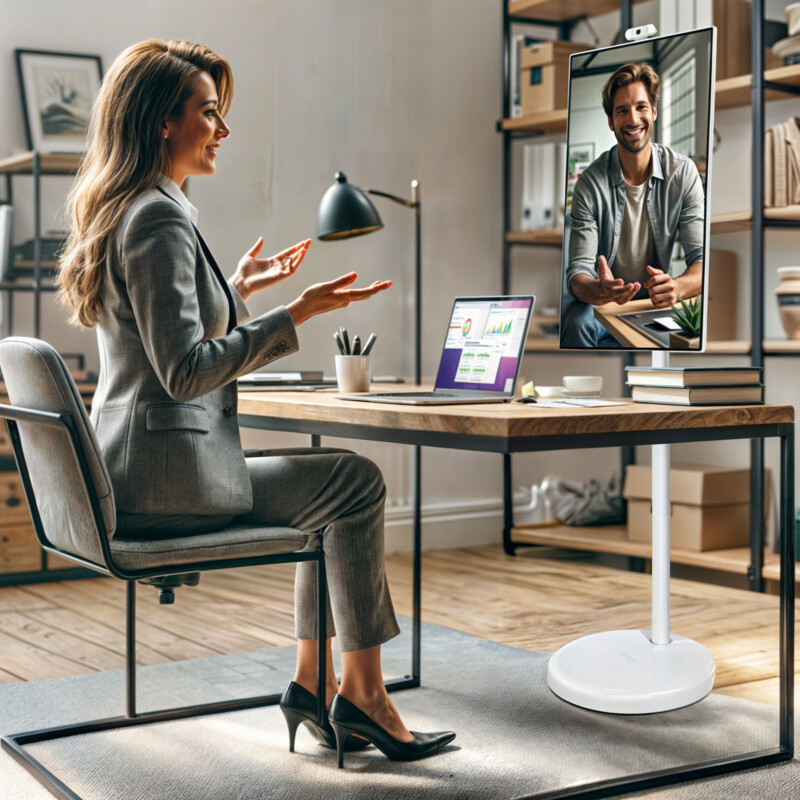 Écran nomade tactile connecté Full HD 32" avec support mobile et batterie (Reconditionné) – Image 6