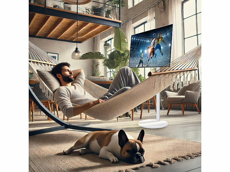 Écran nomade tactile connecté Full HD 32" avec support mobile et batterie (Reconditionné) – Image 4