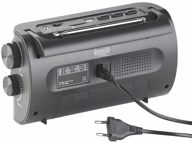Radio analogique nomade avec bluetooth / USB / SD / AUX TAR-750.bt – Image 4