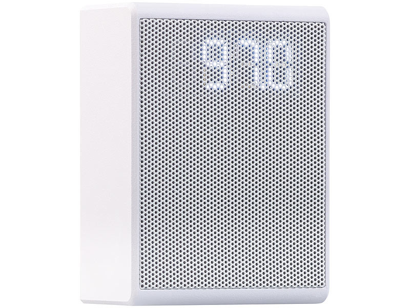 Radio secteur FM avec fonctions bluetooth et mains libres, blanc – Image 4