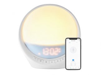 Réveil simulateur d'aube connecté avec commandes vocales (Reconditionné)