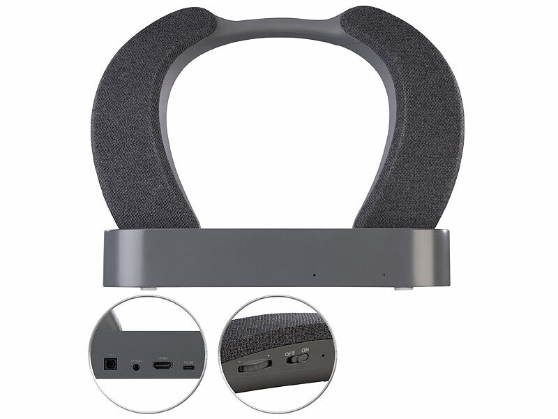 2 enceintes tour de cou TV avec amplificateur audio – Image 3