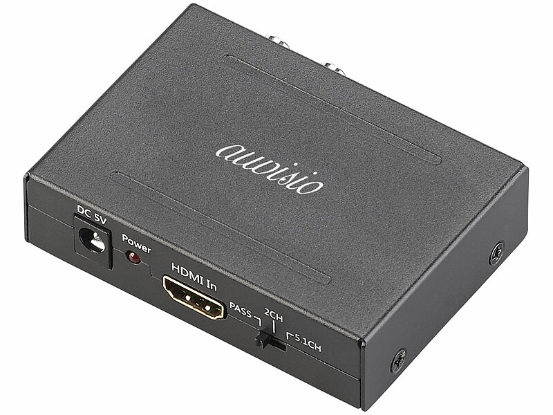 Convertisseur audio HDMI vers TOSLINK (5.1) et cinch stéréo (2.0) (Reconditionné) – Image 4
