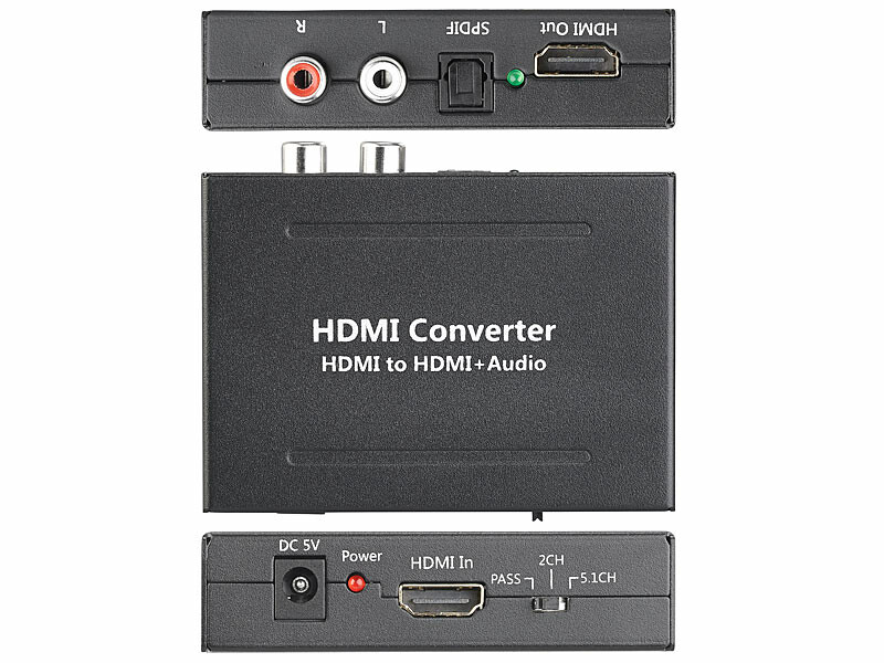 Convertisseur audio HDMI vers TOSLINK (5.1) et cinch stéréo (2.0) (Reconditionné) – Image 7