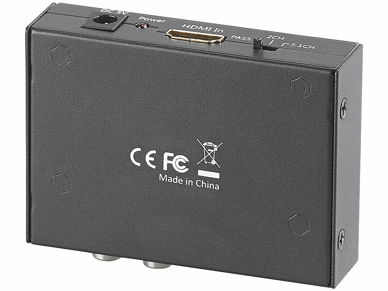 Convertisseur audio HDMI vers TOSLINK (5.1) et cinch stéréo (2.0) (Reconditionné) – Image 5
