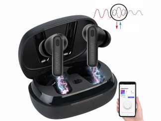 Ecouteurs sans fil True Wireless IHS-730.app avec bluetooth 5.2 et réduction active du bruit - noir