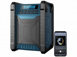 Radio de chantier rechargeable 40 W avec fonctions DAB+ / FM / bluetooth DOR-800 (Reconditionné)