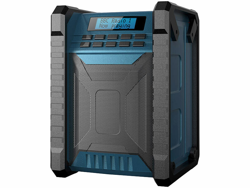 Radio de chantier rechargeable 40 W avec fonctions DAB+ / FM / bluetooth DOR-800 (Reconditionné) – Image 4