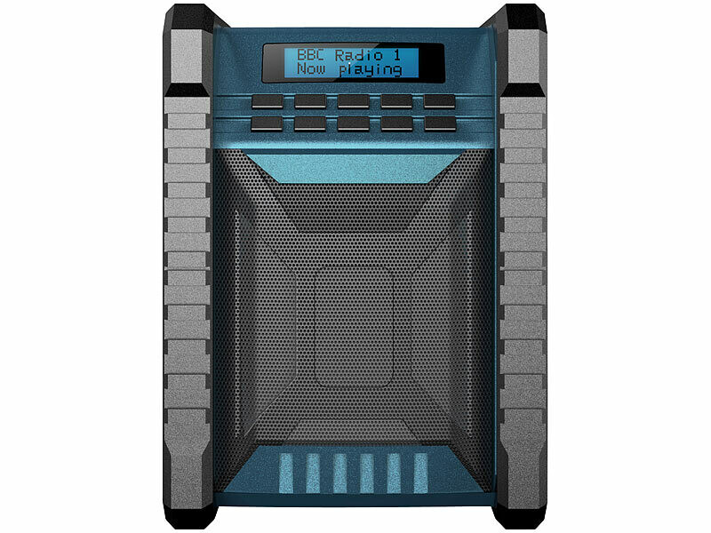 Radio de chantier rechargeable 40 W avec fonctions DAB+ / FM / bluetooth DOR-800 (Reconditionné) – Image 6