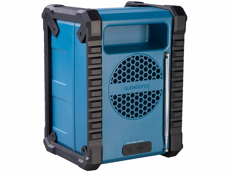 Radio de chantier rechargeable 40 W avec fonctions DAB+ / FM / bluetooth DOR-800 (Reconditionné) – Image 5