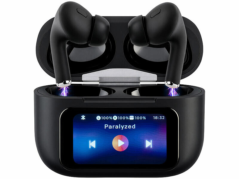 Écouteurs sans fil intra-auriculaires avec traducteur IA - Noir – Image 3
