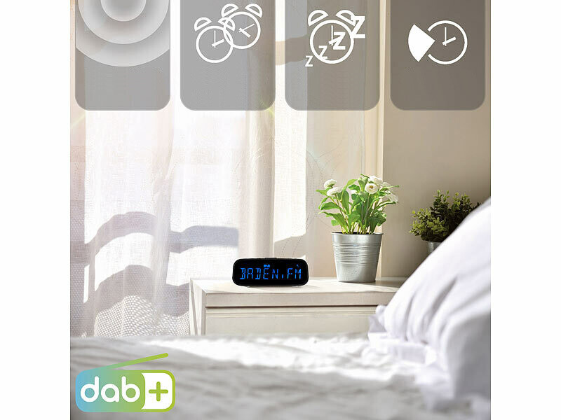 Radio-réveil FM/DAB+ avec fonction bluetooth 5.2 (Reconditionné) – Image 4