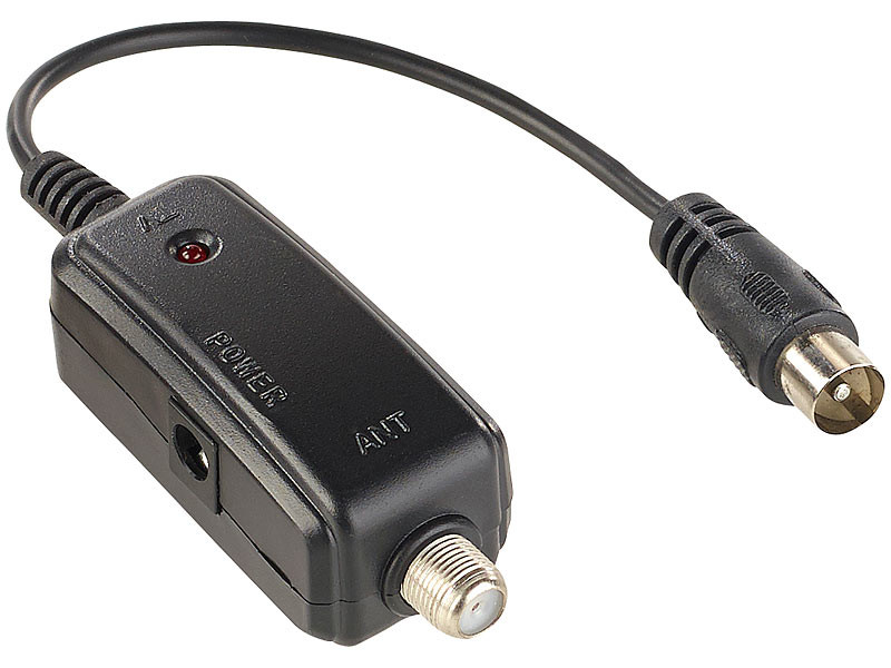 Antenne active 35 dB TNT/TNT 2 UHD & DAB/DAB+ - Blanc – Image 2