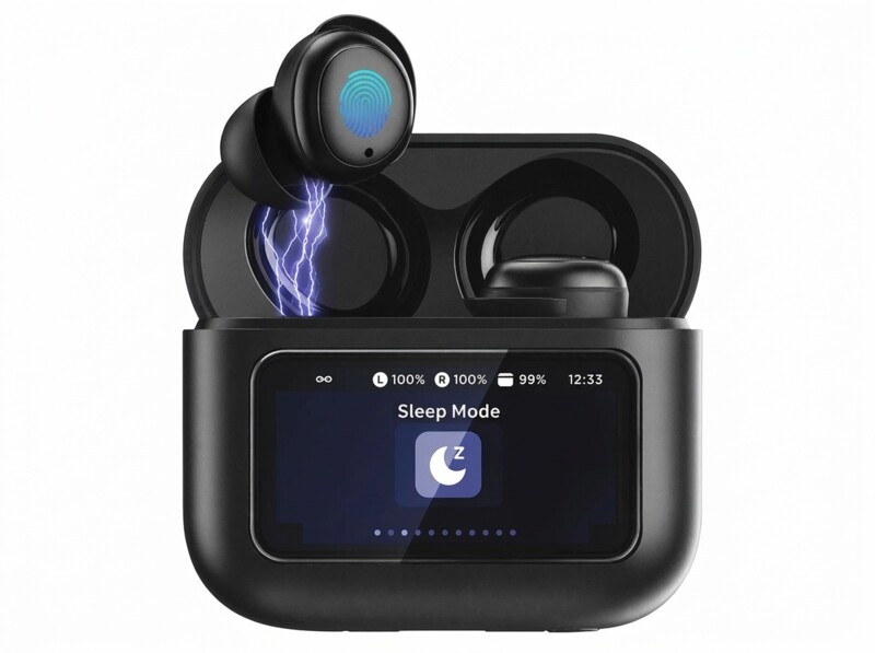 Écouteurs sans fil plats pour dormir avec fonction bluetooth 5.4 – Image 3