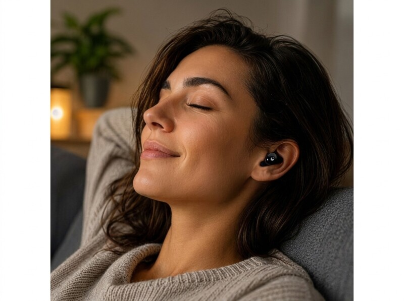 Écouteurs sans fil plats pour dormir avec fonction bluetooth 5.4 – Image 2