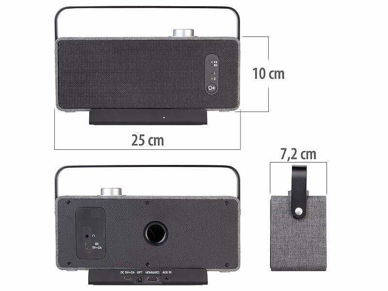 EnceinteTV mobile avec transmission numérique sans fil (Reconditionné) – Image 10